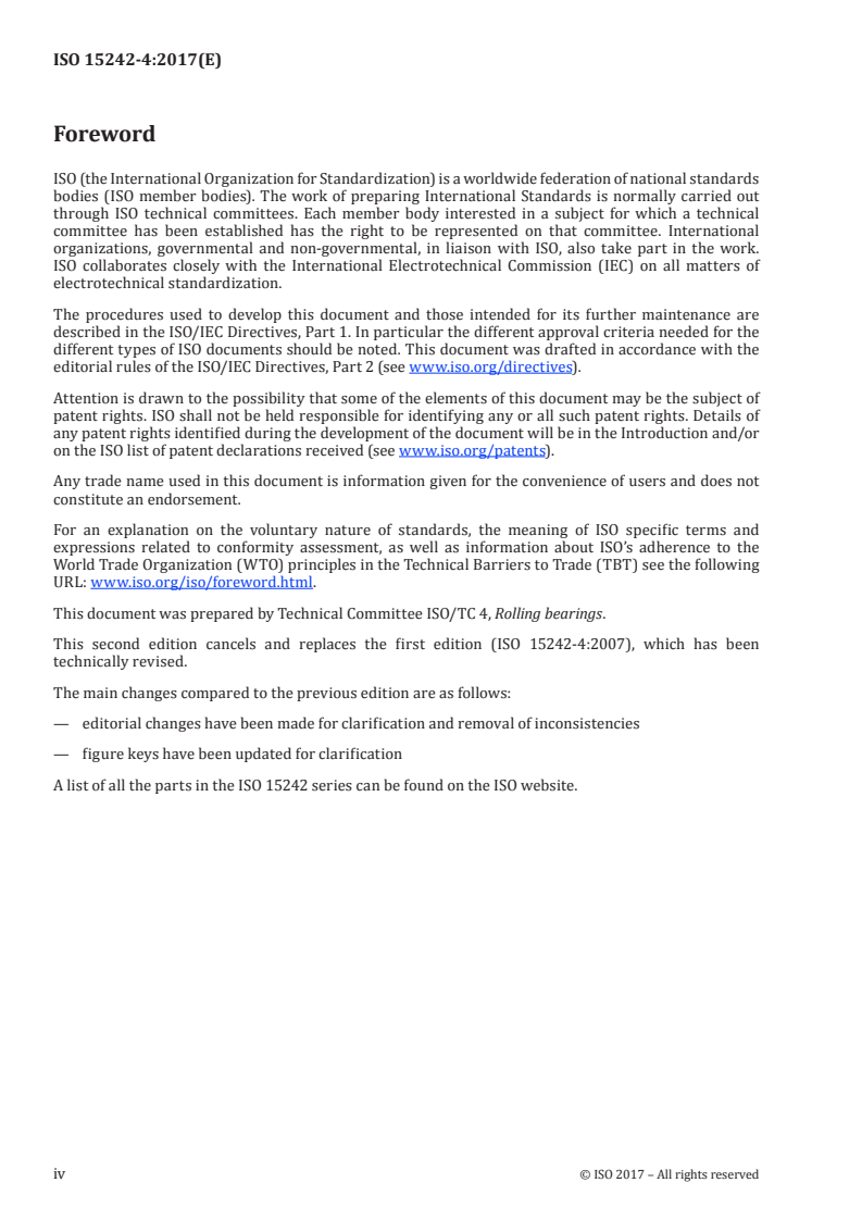 SIST ISO 15242-4:2020 ISO 15242-4:2017 - Rolling bearings — Measuring methods for vibration — Part 4: Radial cylindrical roller bearings with cylindrical bore and outside surface/28/2017 - Page 4 preview