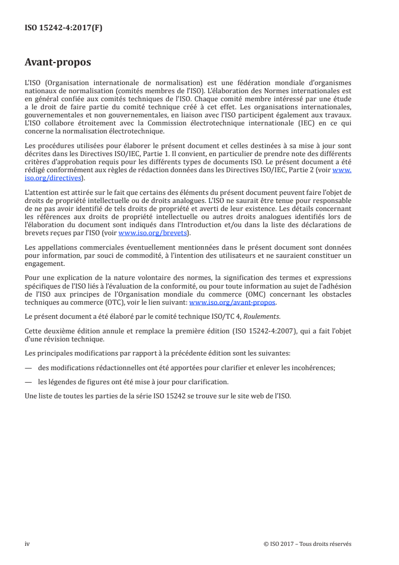 SIST ISO 15242-4:2020 ISO 15242-4:2017 - Roulements — Méthodes de mesurage des vibrations — Partie 4: Roulements radiaux à rouleaux cylindriques, à alésage et surface extérieure cylindriques/13/2017 - Page 4 preview
