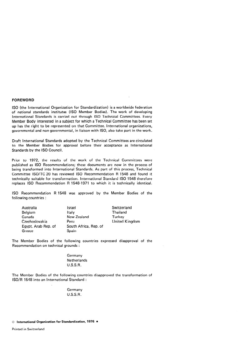 ISO 1548:1976 ISO 1548:1976 - Aircraft — Precision fuse-links — Type A/1/1976 - Page 2 preview