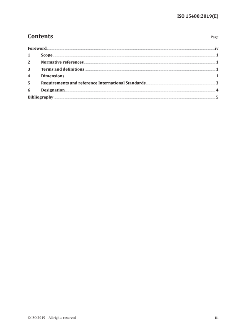 ISO 15480:2019 ISO 15480:2019 - Fasteners — Hexagon washer head drilling screws with tapping screw thread/6/2019 - Page 3 preview