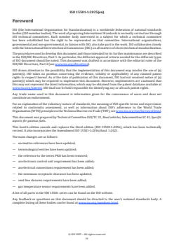 ISO 15501-1:2025 ISO 15501-1:2025 - Road vehicles — Compressed natural gas (CNG) fuel systems — Part 1: Safety requirements
Released:12/1/2025 - Page 4 preview