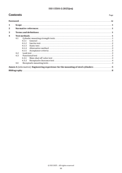 ISO 15501-2:2025 - Road vehicles — Compressed natural gas (CNG) fuel systems — Part 2: Test methods
Released:12/1/2025 - Page 3 preview
