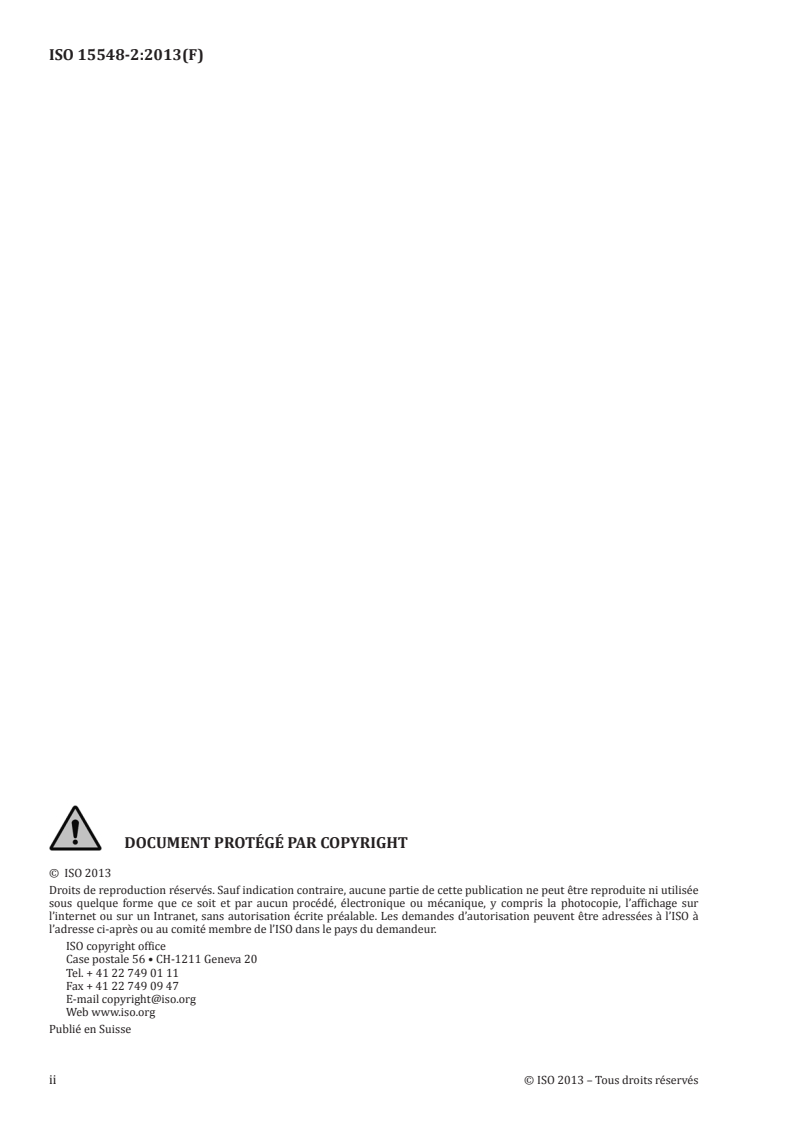 ISO 15548-2:2013 ISO 15548-2:2013 - Essais non destructifs — Appareillage pour examen par courants de Foucault — Partie 2: Caractéristiques des capteurs et vérifications/20/2013 - Page 2 preview