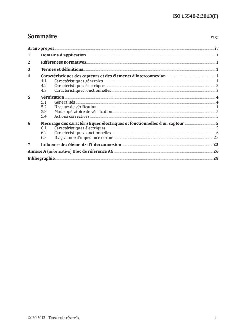 ISO 15548-2:2013 ISO 15548-2:2013 - Essais non destructifs — Appareillage pour examen par courants de Foucault — Partie 2: Caractéristiques des capteurs et vérifications/20/2013 - Page 3 preview