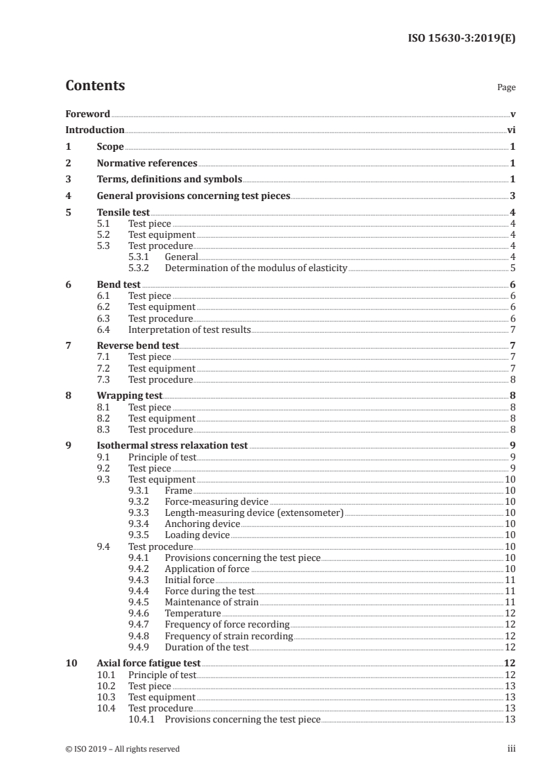 ISO 15630-3:2019 ISO 15630-3:2019 - Steel for the reinforcement and prestressing of concrete — Test methods — Part 3: Prestressing steel/3/2019 - Page 3 preview