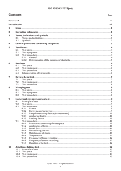 ISO 15630-3:2025 ISO 15630-3:2025 - Steel for the reinforcement and prestressing of concrete — Test methods — Part 3: Prestressing steel
Released:12. 06. 2025 - Page 3 preview
