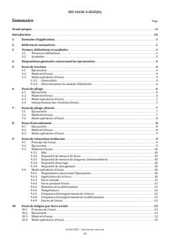 ISO 15630-3:2025 ISO 15630-3:2025 - Aciers pour l'armature et la précontrainte du béton — Méthodes d'essai — Partie 3: Aciers de précontrainte
Released:12. 06. 2025 - Page 3 preview