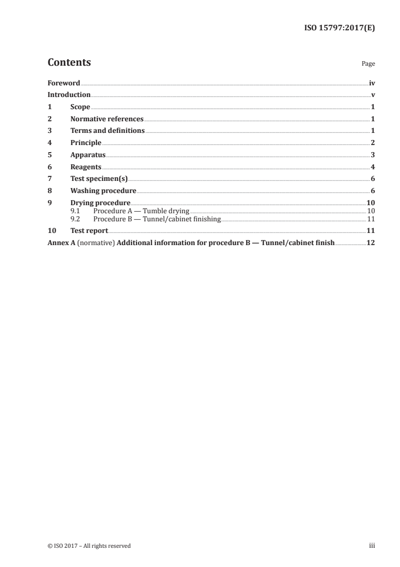 ISO 15797:2017 ISO 15797:2017 - Textiles — Industrial washing and finishing procedures for testing of workwear/6/2017 - Page 3 preview