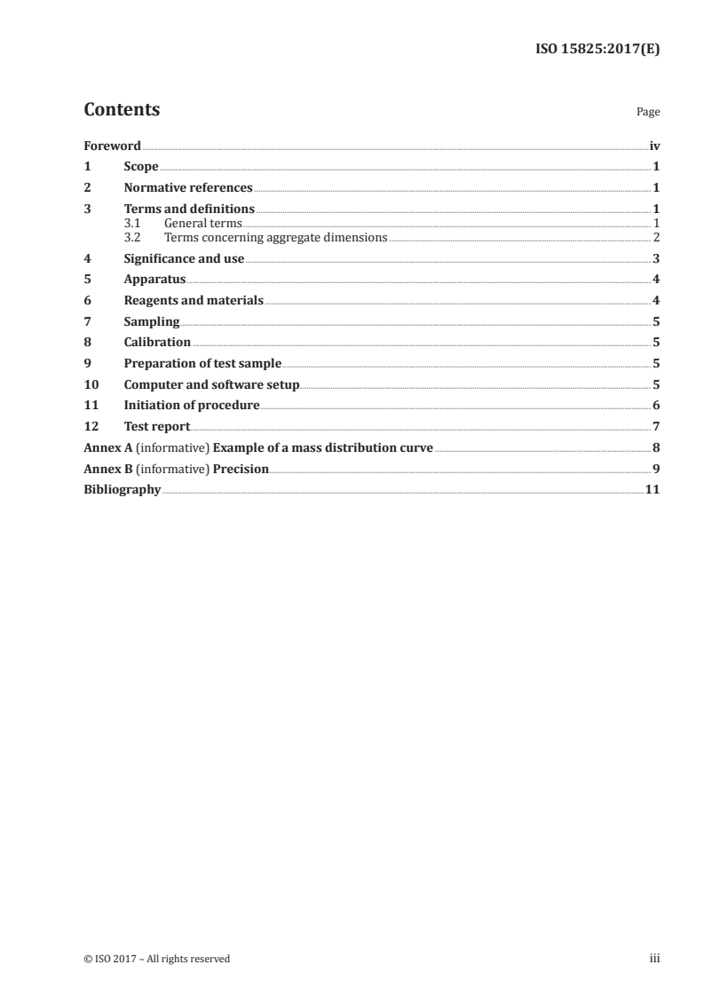 ISO 15825:2017 ISO 15825:2017 - Rubber compounding ingredients — Carbon black — Determination of aggregate size distribution by disc centrifuge photosedimentometry/6/2017 - Page 3 preview