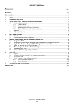 ISO 15875-1:2025 ISO 15875-1:2025 - Plastics piping systems for hot and cold water installations — Crosslinked polyethylene (PE-X) — Part 1: General
Released:10/10/2025 - Page 3 preview