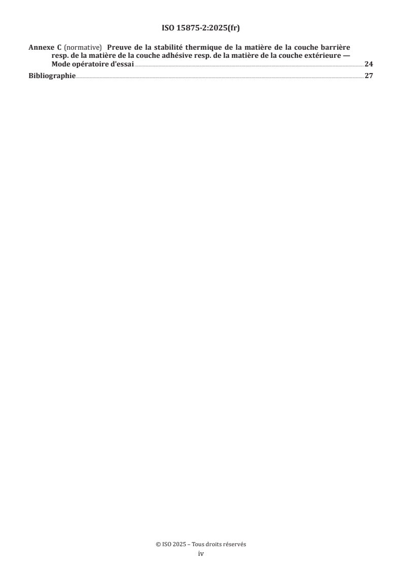 ISO 15875-2:2025 ISO 15875-2:2025 - Systèmes de canalisations en plastique pour les installations d'eau chaude et froide — Polyéthylène réticulé (PE-X) — Partie 2: Tubes
Released:10/10/2025 - Page 4 preview