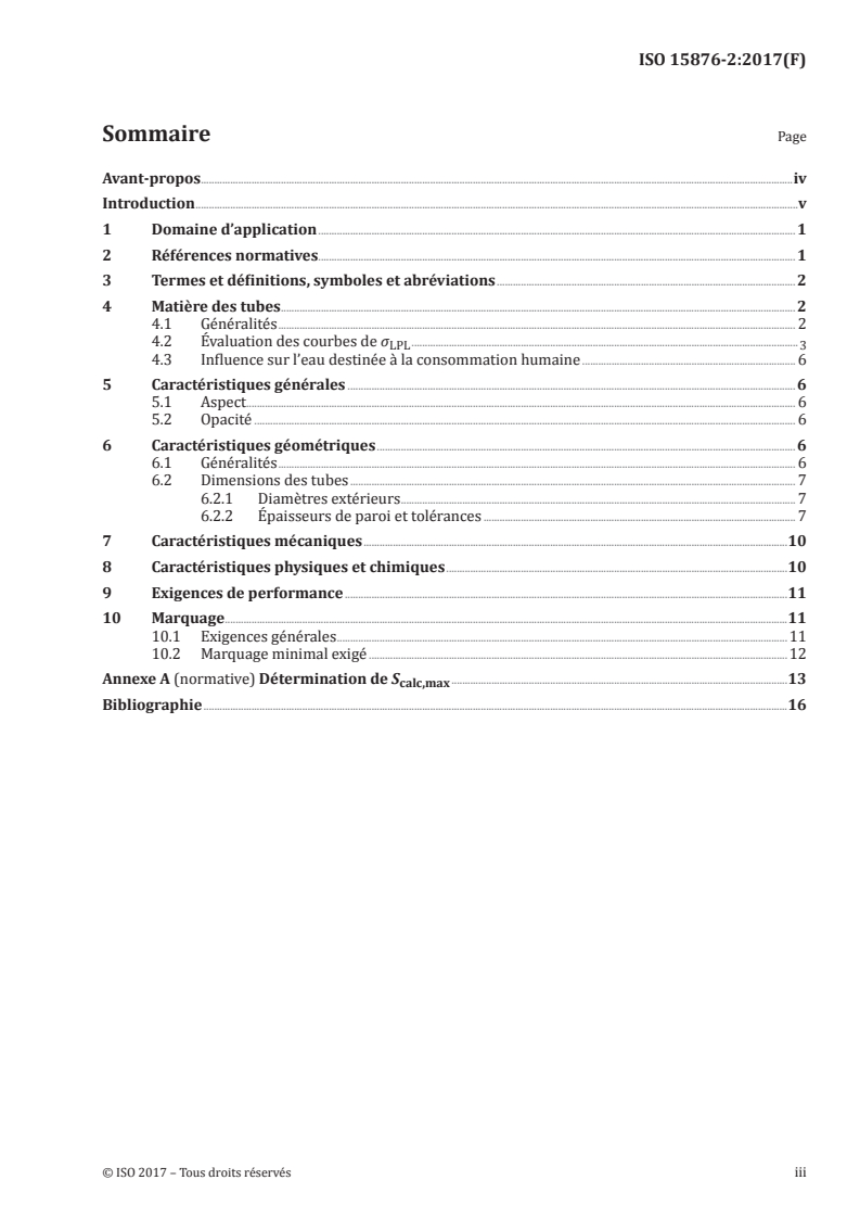 ISO 15876-2:2017 ISO 15876-2:2017 - Systèmes de canalisations en plastique pour les installations d'eau chaude et froide — Polybutène (PB) — Partie 2: Tubes/10/2017 - Page 3 preview