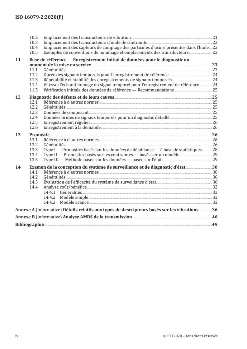 ISO 16079-2:2020 ISO 16079-2:2020 - Surveillance et diagnostic des éoliennes de production d'électricité — Partie 2: Surveillance de la transmission/18/2020 - Page 4 preview