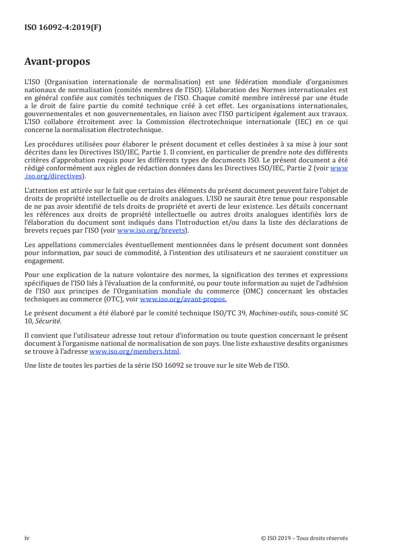 ISO 16092-4:2019 ISO 16092-4:2019 - Sécurité des machines outils — Presses — Partie 4: Exigences de sécurité pour les presses pneumatiques/8/2019 - Page 4 preview