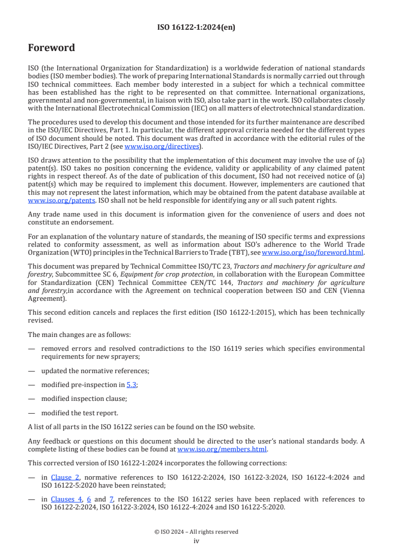 ISO 16122-1:2024 ISO 16122-1:2024 - Agricultural and forestry machinery — Inspection of sprayers in use — Part 1: General
Released:20. 05. 2025 - Page 4 preview