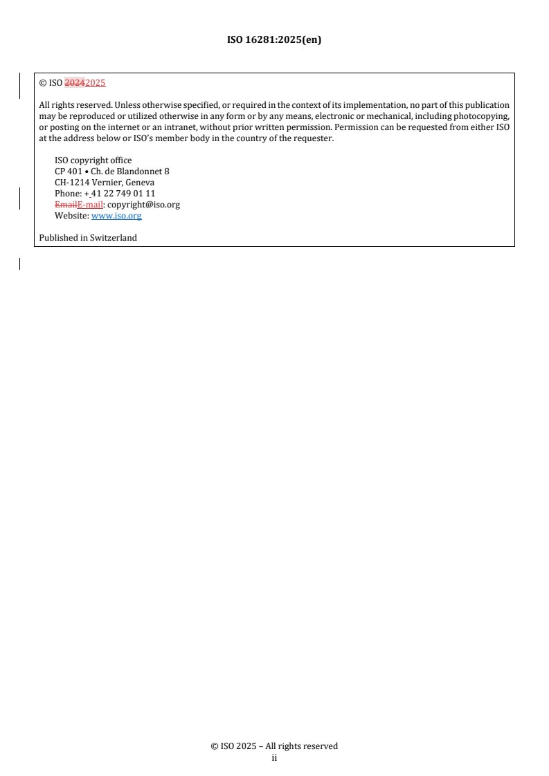 REDLINE ISO 16281:2025 - Rolling bearings — Methods for calculating the modified reference rating life for universally loaded rolling bearings
Released:21. 08. 2025