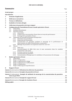 ISO 16313-1:2025 ISO 16313-1:2025 - Essais en laboratoire des systèmes de collecte de poussières utilisant des médias filtrants avec nettoyage automatique en ligne — Partie 1: Systèmes utilisant des ventilateurs intégrés
Released:12. 12. 2025 - Page 3 preview