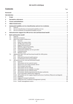 ISO 16499-1:2025 - Sustainable mobility and transportation — Automated mobility using physical and digital infrastructure — Part 1: Service role architecture
Released:17. 09. 2025 - Page 3 preview