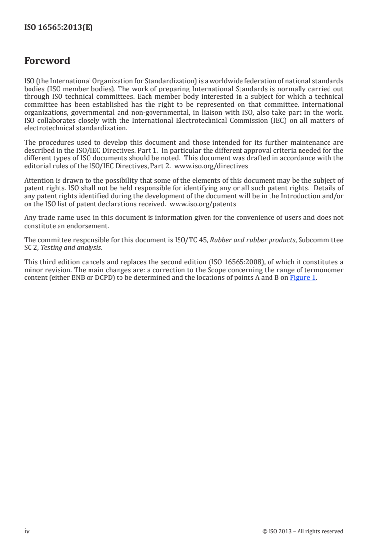 ISO 16565:2013 ISO 16565:2013 - Rubber — Determination of 5-ethylidenenorbornene (ENB) or dicyclopentadiene (DCPD) in ethylene-propylene-diene (EPDM) terpolymers/14/2013 - Page 4 preview