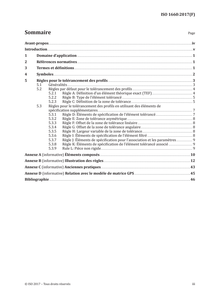 ISO 1660:2017 ISO 1660:2017 - Spécification géométrique des produits (GPS) — Tolérancement géométrique — Tolérancement des profils/1/2017 - Page 3 preview