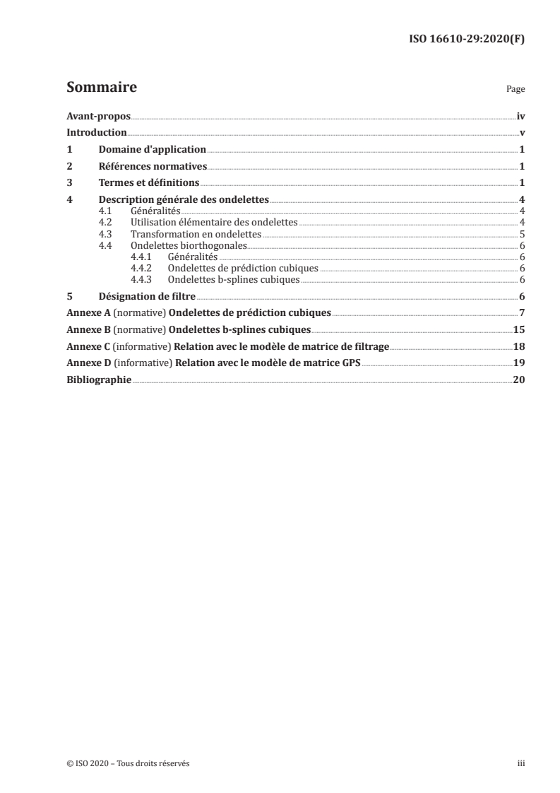 ISO 16610-29:2020 ISO 16610-29:2020 - Spécification géométrique des produits (GPS) — Filtrage — Partie 29: Filtres de profil linéaires: ondelettes/3/2020 - Page 3 preview