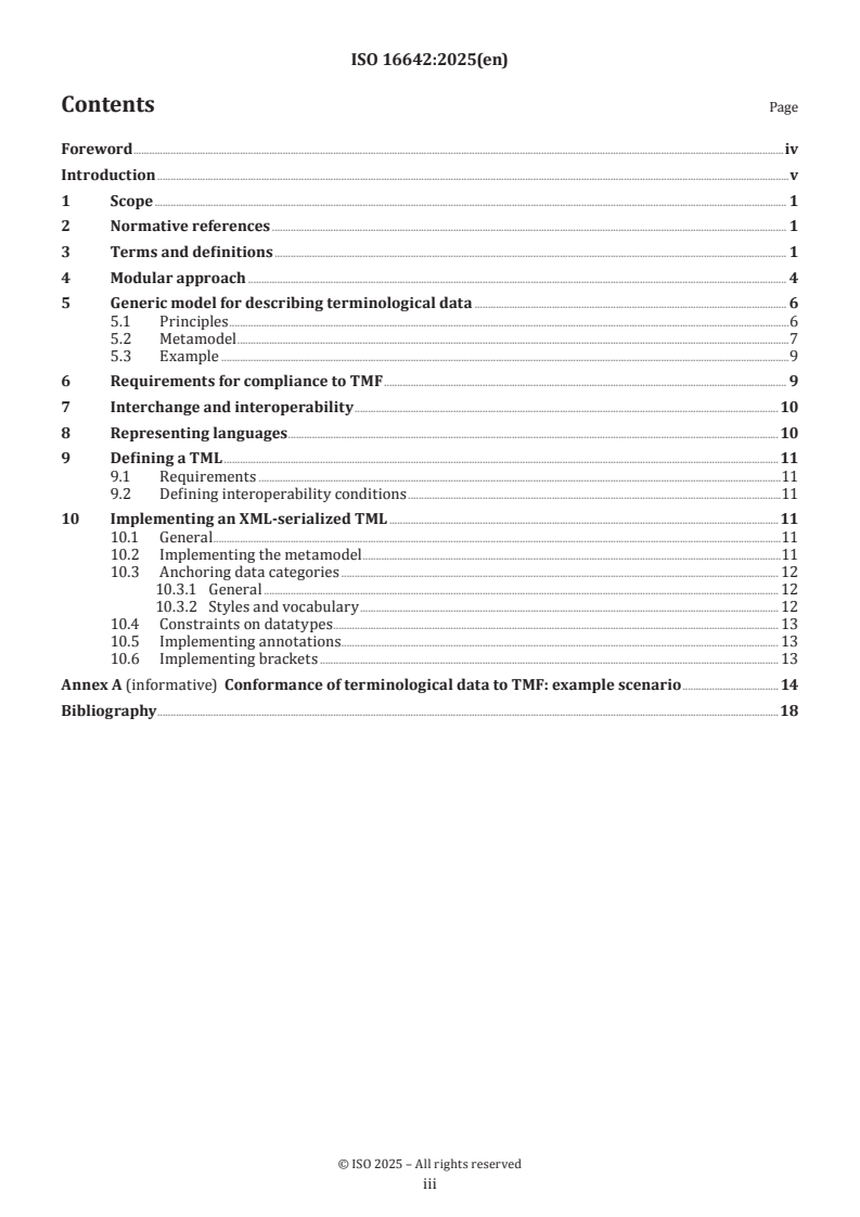 ISO 16642:2025 ISO 16642:2025 - Management of terminology resources — Terminological markup framework
Released:10. 12. 2025 - Page 3 preview