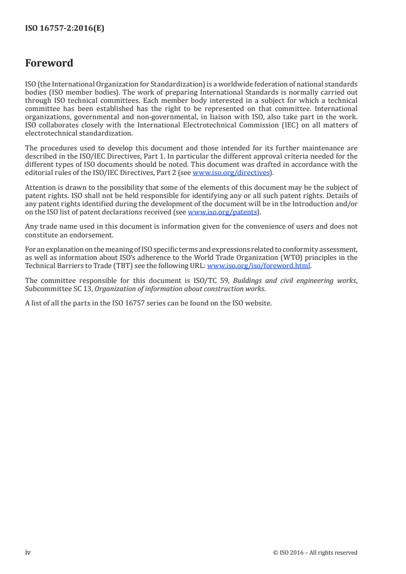 ISO 16757-2:2016 ISO 16757-2:2016 - Data structures for electronic product catalogues for building services — Part 2: Geometry/14/2016 - Page 4 preview
