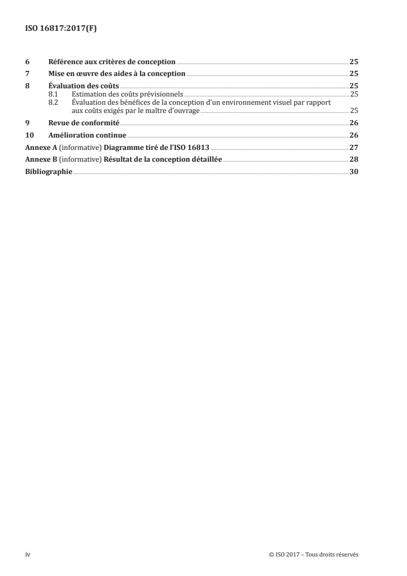 ISO 16817:2017 ISO 16817:2017 - Conception de l'environnement des bâtiments — Environnement intérieur — Processus de conception de l'environnement visuel/3/2020 - Page 4 preview