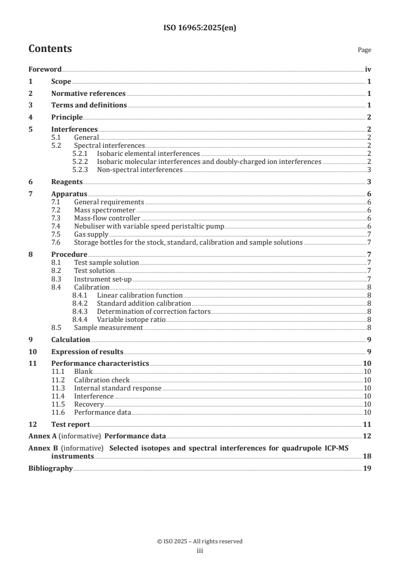 ISO 16965:2025 ISO 16965:2025 - Environmental solid matrices — Determination of elements using inductively coupled plasma mass spectrometry (ICP-MS)
Released:17. 09. 2025 - Page 3 preview