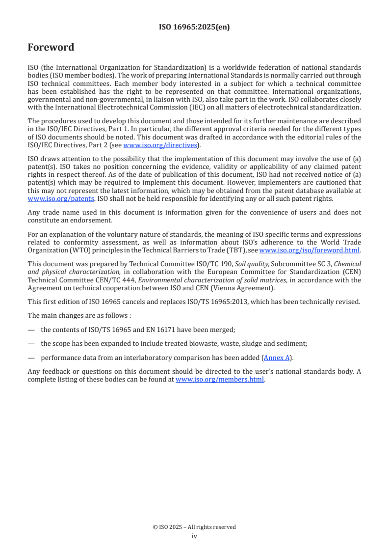 ISO 16965:2025 ISO 16965:2025 - Environmental solid matrices — Determination of elements using inductively coupled plasma mass spectrometry (ICP-MS)
Released:17. 09. 2025 - Page 4 preview
