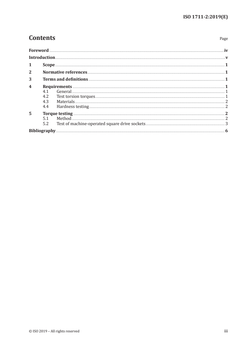 ISO 1711-2:2019 ISO 1711-2:2019 - Assembly tools for screws and nuts — Technical specifications — Part 2: Machine-operated sockets (impact)/8/2019 - Page 3 preview