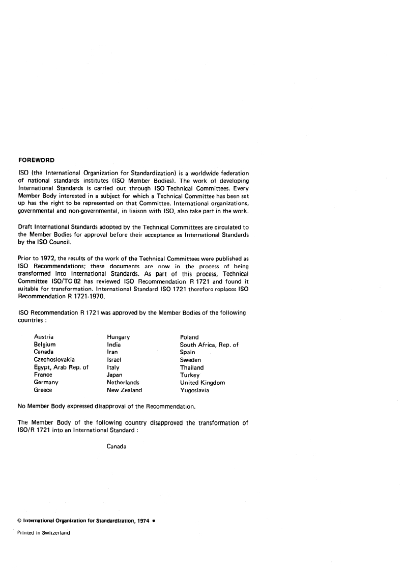 SIST ISO 1721:1997 ISO 1721:1974 - Rock drilling — Extension drill-steel equipment for percussive long-hole drilling — Reverse-buttress-threaded equipments 1 1/16 and 1 1/4 in (27 and 32 mm)/1/1974 - Page 2 preview
