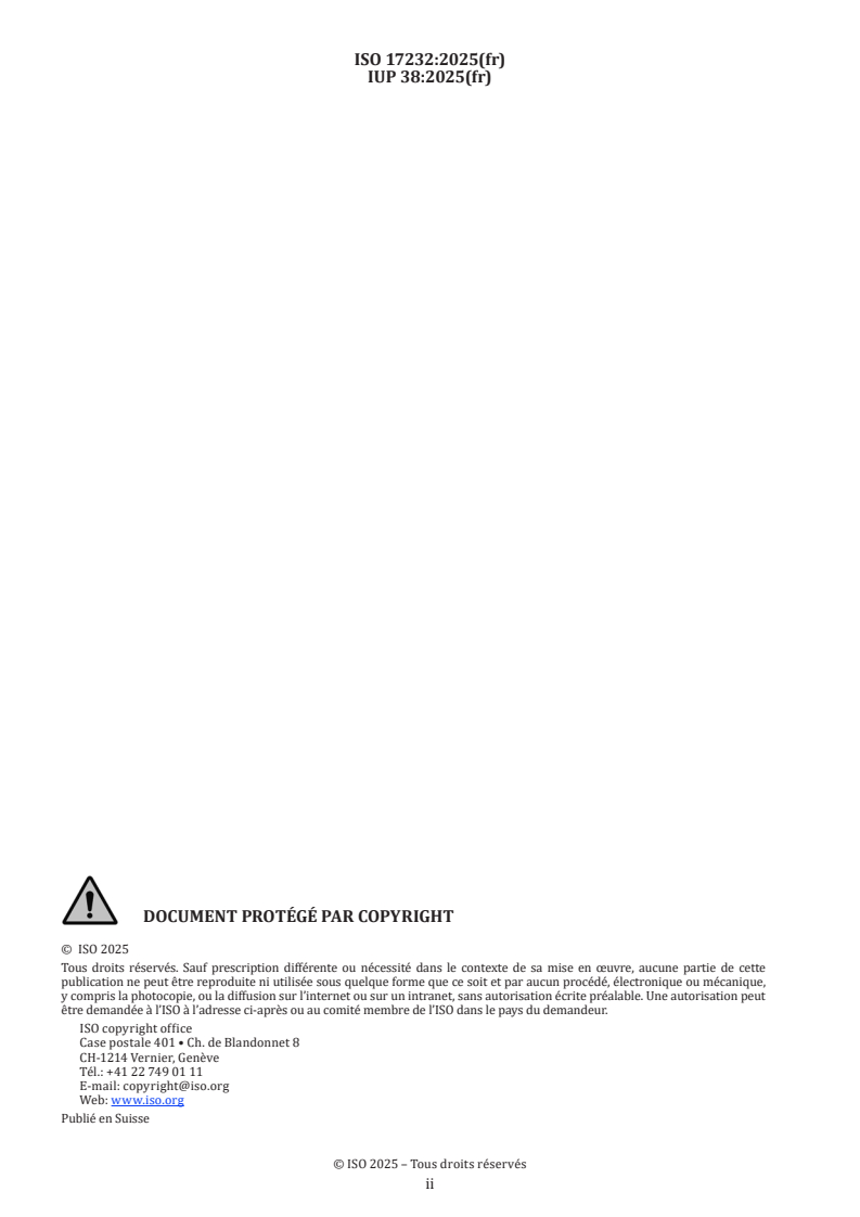 ISO 17232:2025 ISO 17232:2025 - Cuir — Essais physiques et mécaniques — Détermination de la résistance à la chaleur des cuirs vernis
Released:12/2/2025