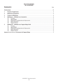 ISO 17232:2025 ISO 17232:2025 - Cuir — Essais physiques et mécaniques — Détermination de la résistance à la chaleur des cuirs vernis
Released:12/2/2025 - Page 3 preview