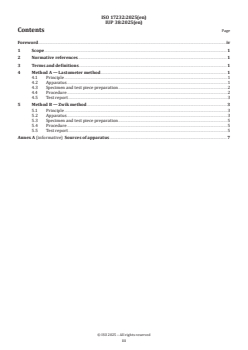 ISO 17232:2025 ISO 17232:2025 - Leather — Physical and mechanical tests — Determination of heat resistance of patent leather
Released:12/2/2025 - Page 3 preview
