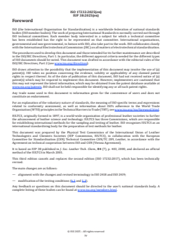ISO 17232:2025 ISO 17232:2025 - Leather — Physical and mechanical tests — Determination of heat resistance of patent leather
Released:12/2/2025 - Page 4 preview
