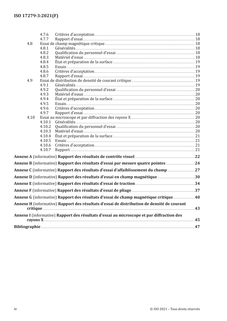 ISO 17279-3:2021 ISO 17279-3:2021 - Soudage — Micro-assemblage des supraconducteurs à haute température de deuxième génération — Partie 3: Méthode d'essai des assemblages
Released:2/24/2021 - Page 4 preview