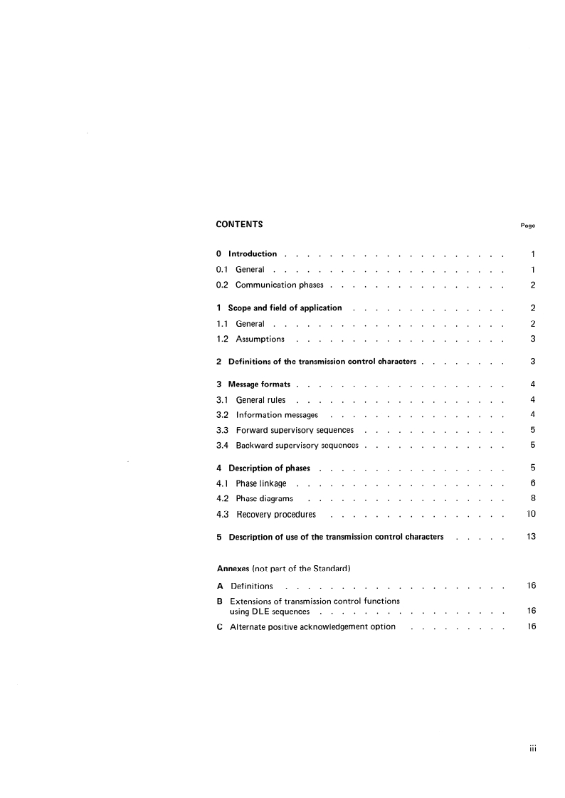 ISO 1745:1975 ISO 1745:1975 - Information processing — Basic mode control procedures for data communication systems/1/1975 - Page 3 preview