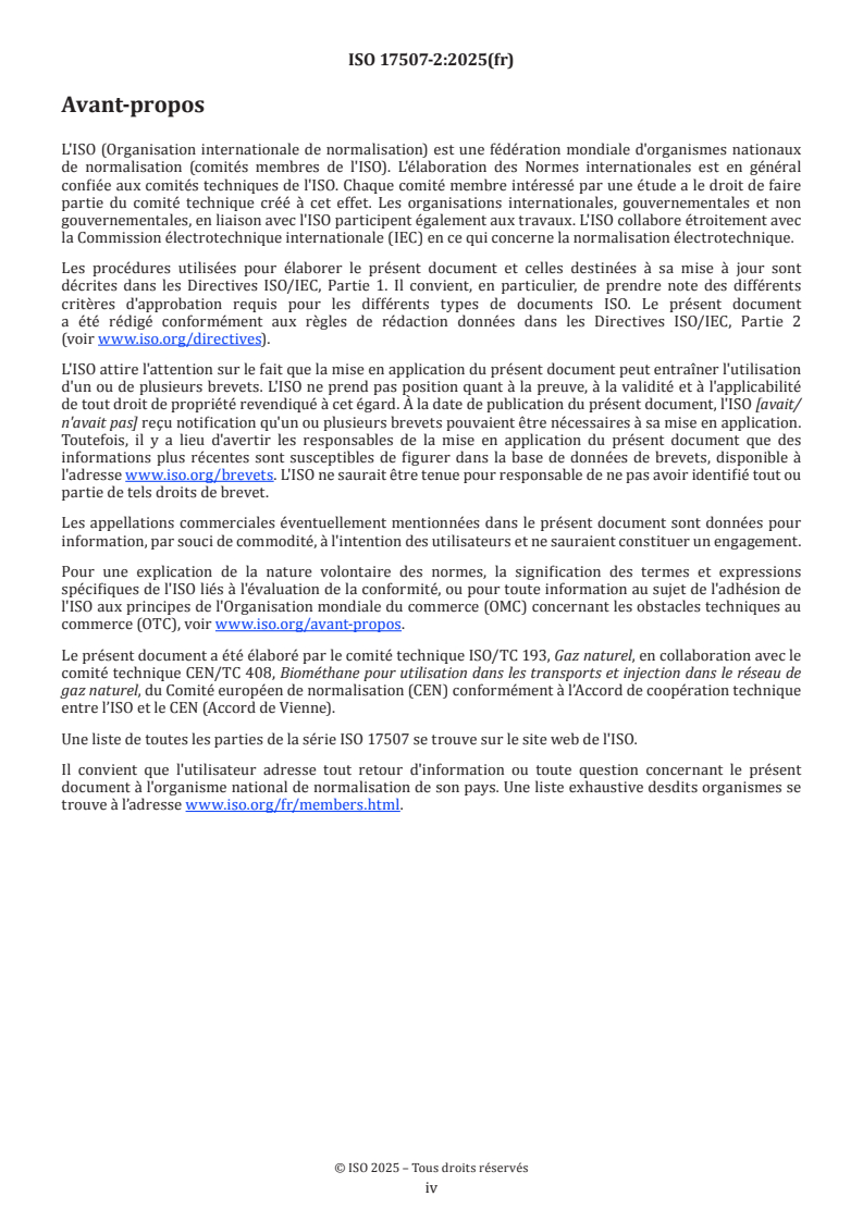 ISO 17507-2:2025 ISO 17507-2:2025 - Gaz naturel — Calcul de l'indice de méthane des combustibles gazeux pour les moteurs alternatifs à combustion interne — Partie 2: Méthode PKI
Released:9. 12. 2025 - Page 4 preview