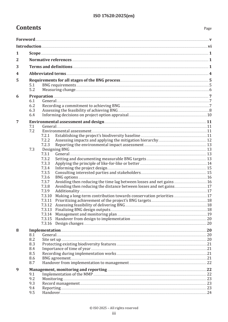 ISO 17620:2025 ISO 17620:2025 - Biodiversity — Process for designing and implementing biodiversity net gain in development projects
Released:10/14/2025 - Page 3 preview
