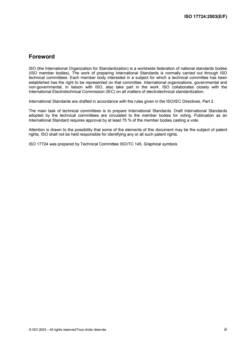 ISO 17724:2003 ISO 17724:2003 - Graphical symbols — Vocabulary/21/2003 - Page 3 preview