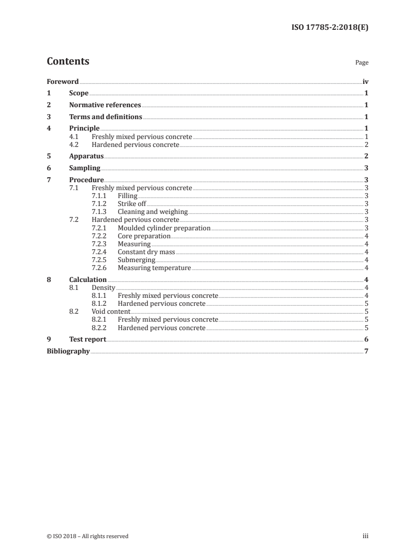 ISO 17785-2:2018 ISO 17785-2:2018 - Testing methods for pervious concrete — Part 2: Density and void content
Released:5/11/2018 - Page 3 preview