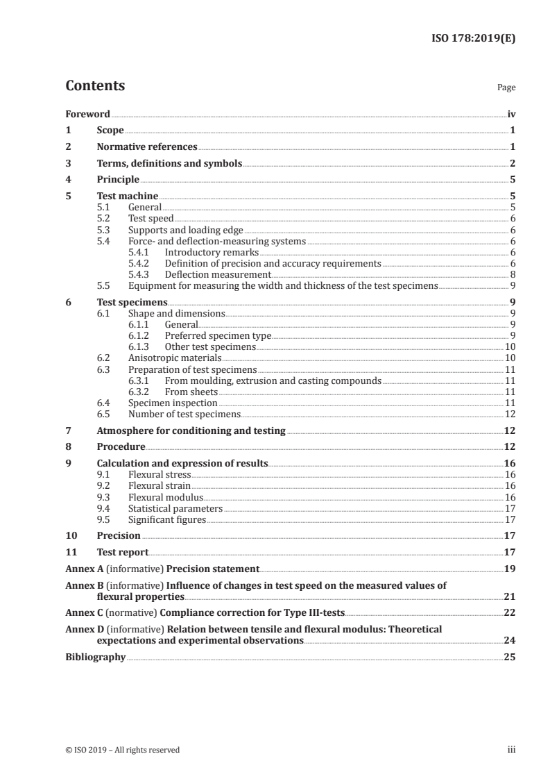 ISO 178:2019 ISO 178:2019 - Plastics — Determination of flexural properties
Released:4/1/2019 - Page 3 preview