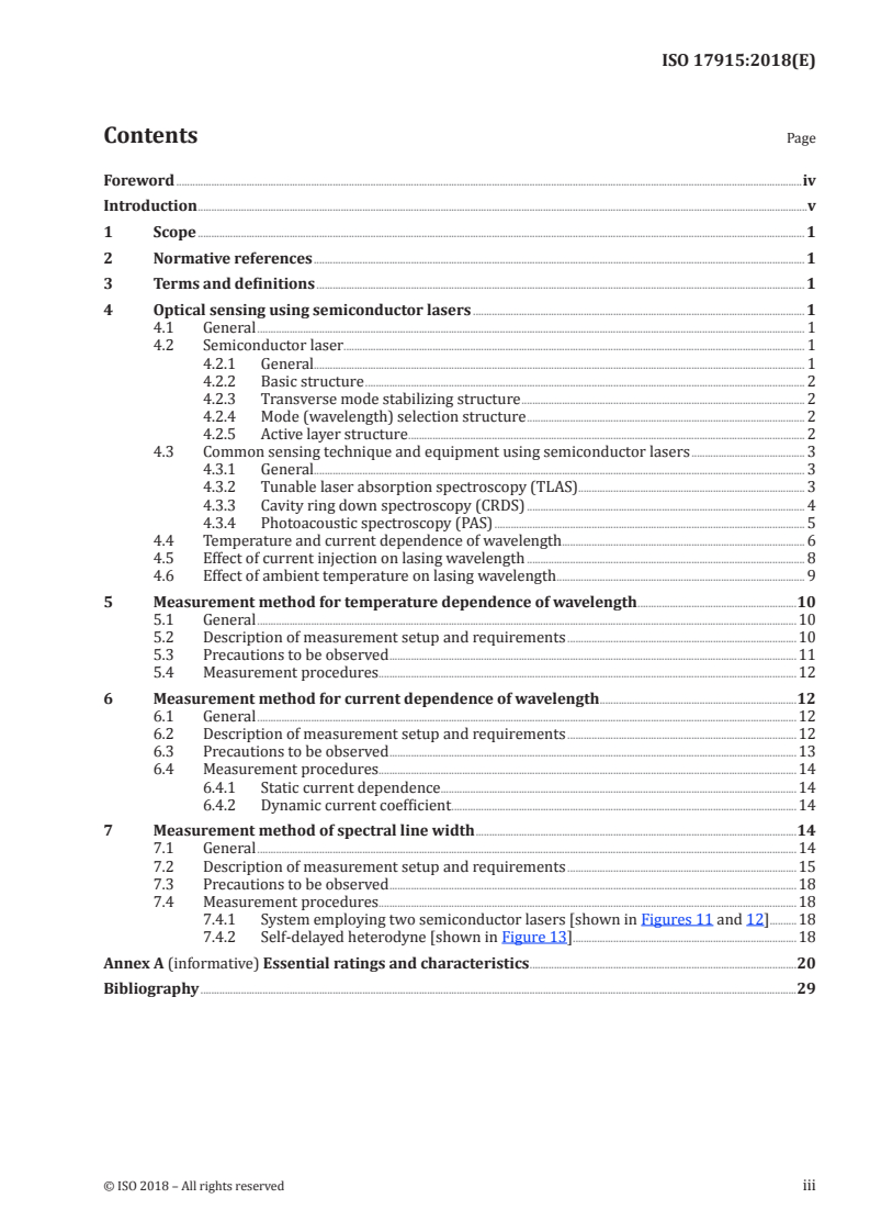 ISO 17915:2018 ISO 17915:2018 - Optics and photonics — Measurement method of semiconductor lasers for sensing
Released:5/25/2018 - Page 3 preview