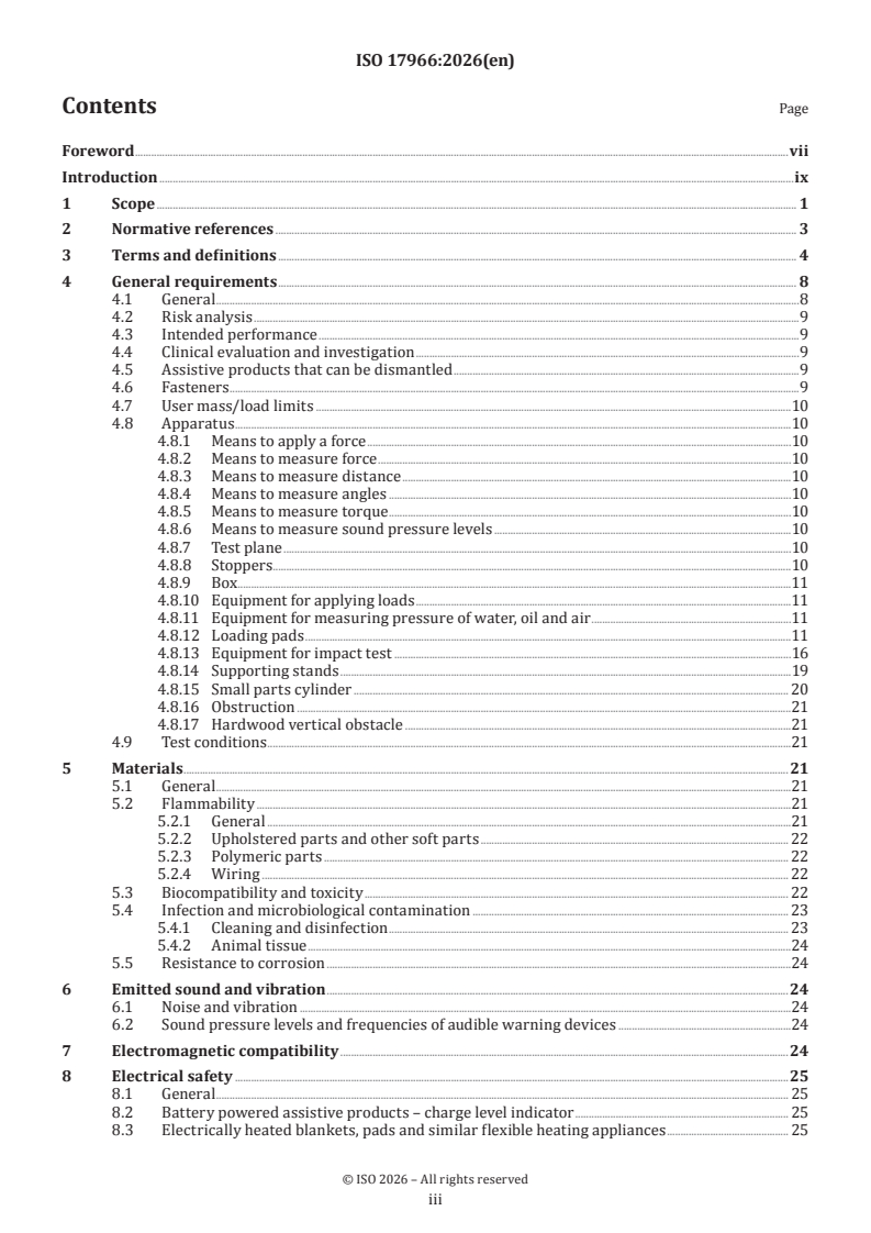 ISO 17966:2026 ISO 17966:2026 - Assistive products for toileting, bathing and showering — Requirements and test methods - Page 3 preview