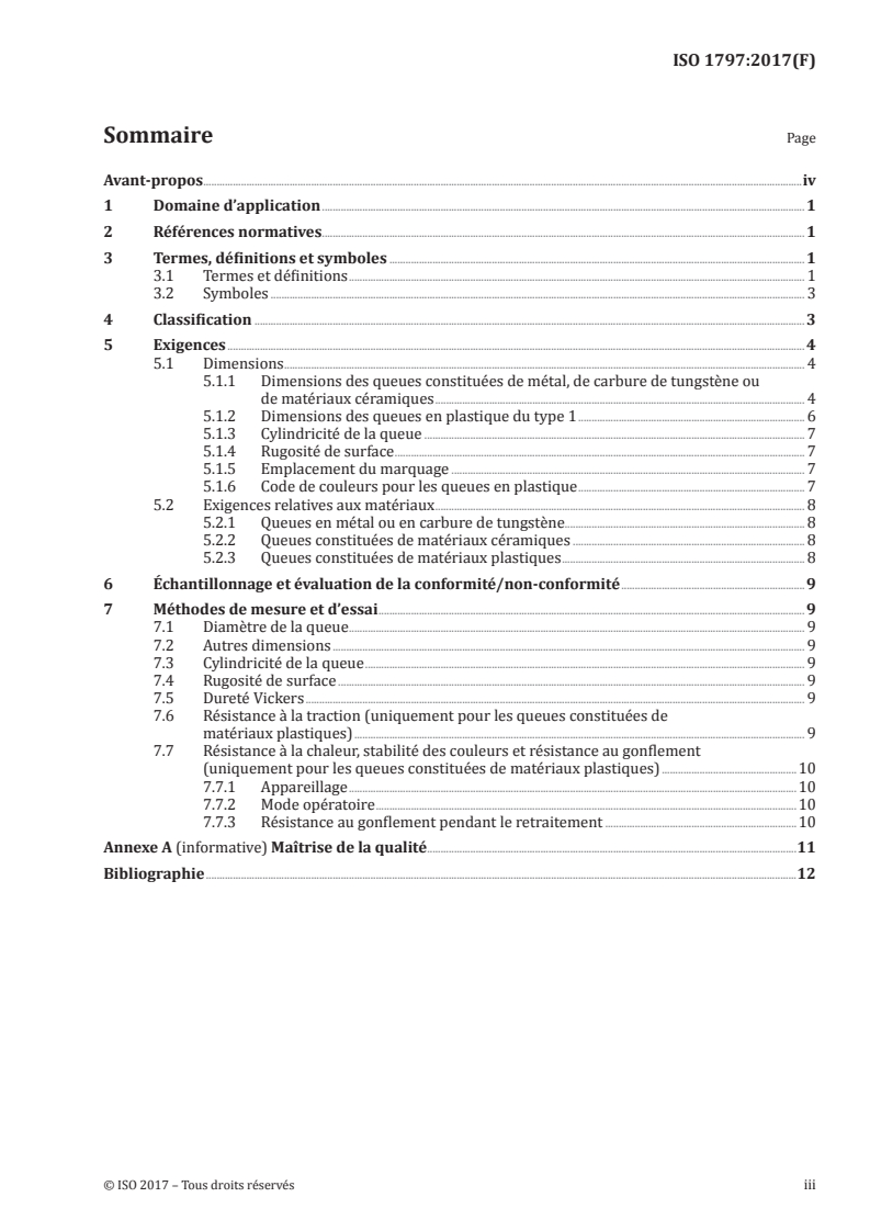 ISO 1797:2017 ISO 1797:2017 - Médecine bucco-dentaire — Queues pour instruments rotatifs et oscillants/3/2017 - Page 3 preview