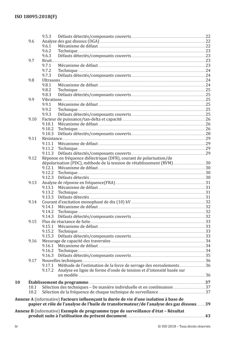 ISO 18095:2018 ISO 18095:2018 - Surveillance et diagnostic de l'état des transformateurs de puissance
Released:2/15/2018 - Page 4 preview