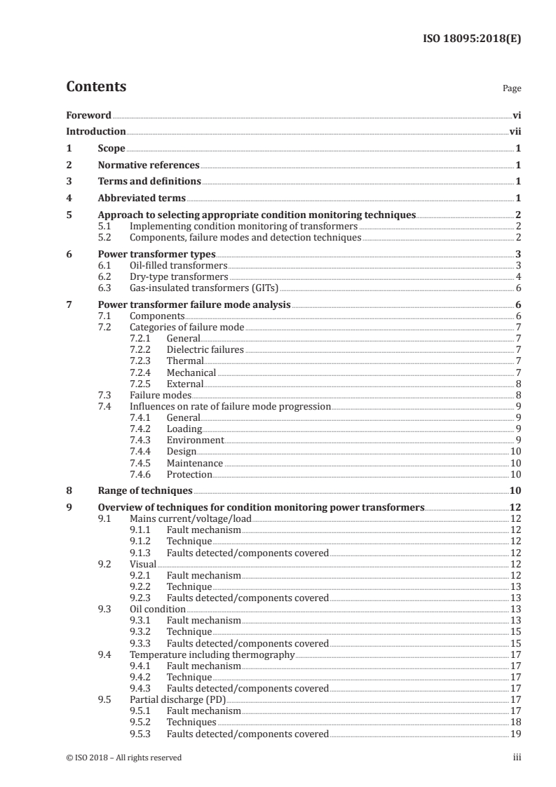 ISO 18095:2018 ISO 18095:2018 - Condition monitoring and diagnostics of power transformers
Released:2/15/2018 - Page 3 preview