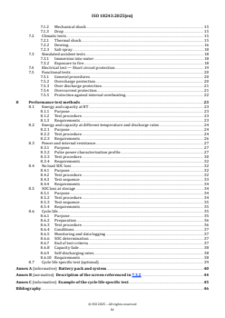 ISO 18243:2025 ISO 18243:2025 - Electrically propelled mopeds and motorcycles — Test specifications and safety requirements for lithium-ion battery systems
Released:12. 12. 2025 - Page 4 preview