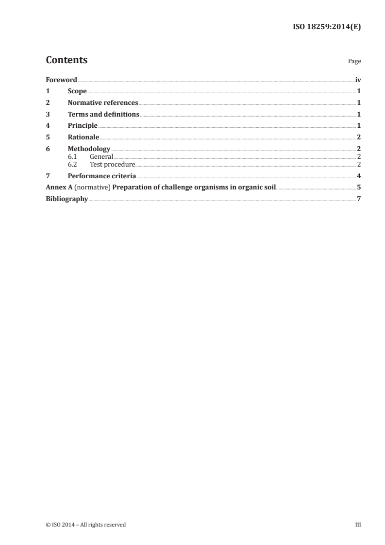 ISO 18259:2014 ISO 18259:2014 - Ophthalmic optics — Contact lens care products — Method to assess contact lens care products with contact lenses in a lens case, challenged with bacterial and fungal organisms/23/2014 - Page 3 preview